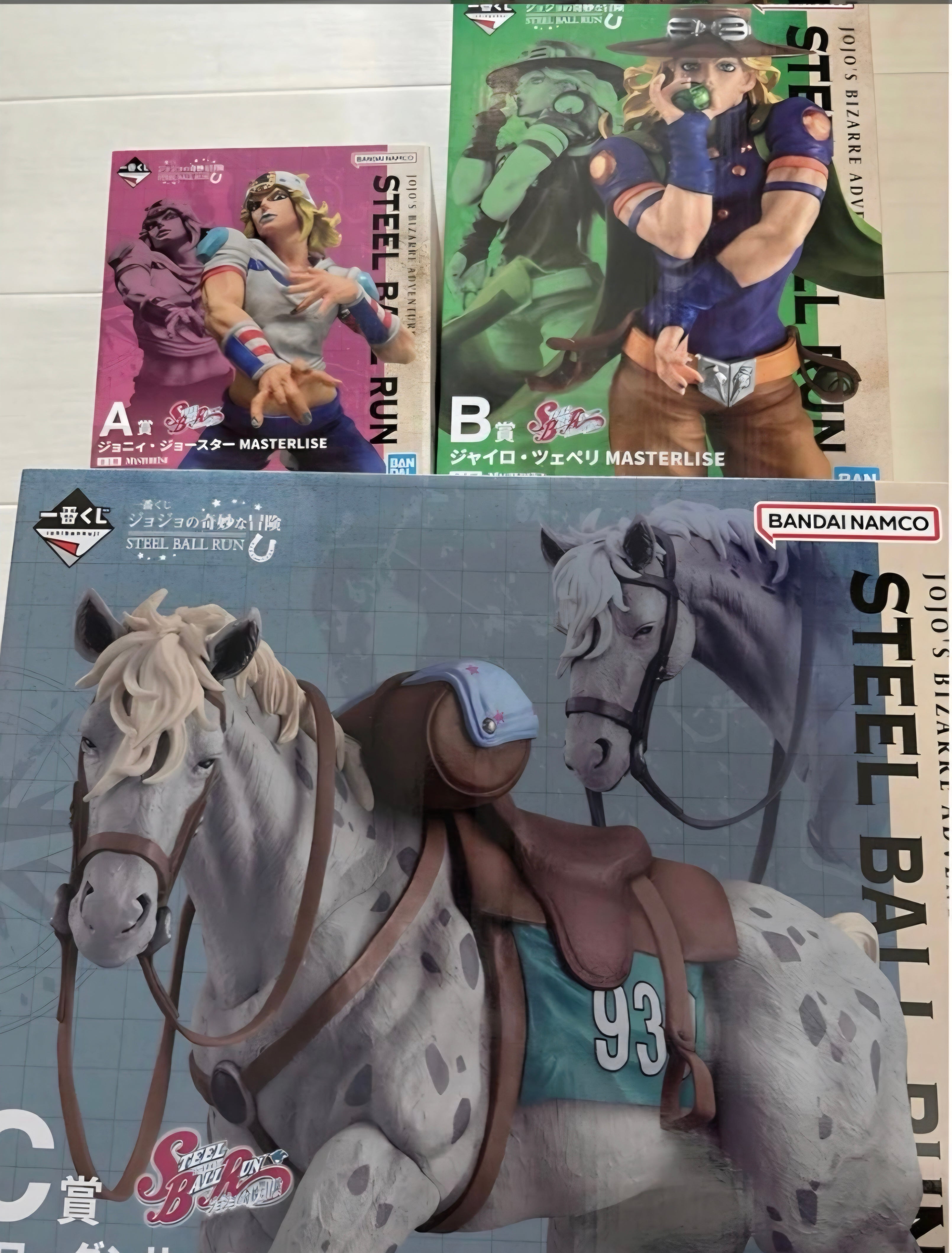 Ichiban Kuji JoJo's Bizarre Adventure: Steel Ball Run Prize (Price A, B, C set)